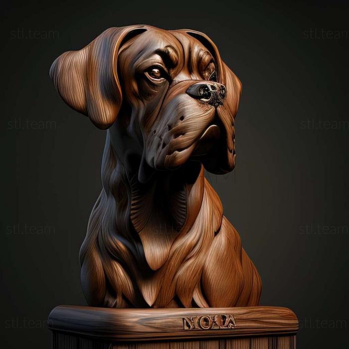 3D модель Нагази собака (STL)